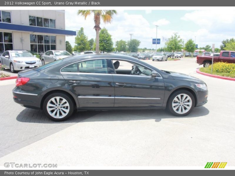 Urano Gray Metallic / Black 2012 Volkswagen CC Sport