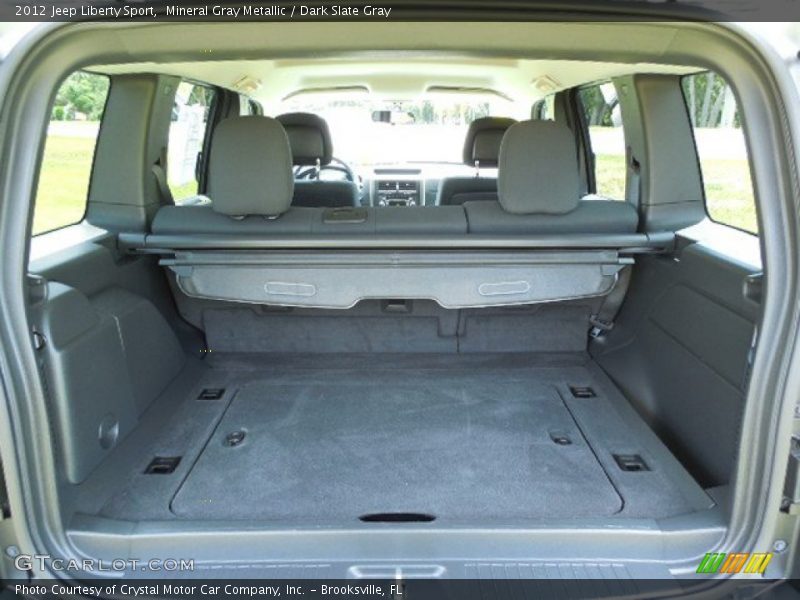 Mineral Gray Metallic / Dark Slate Gray 2012 Jeep Liberty Sport