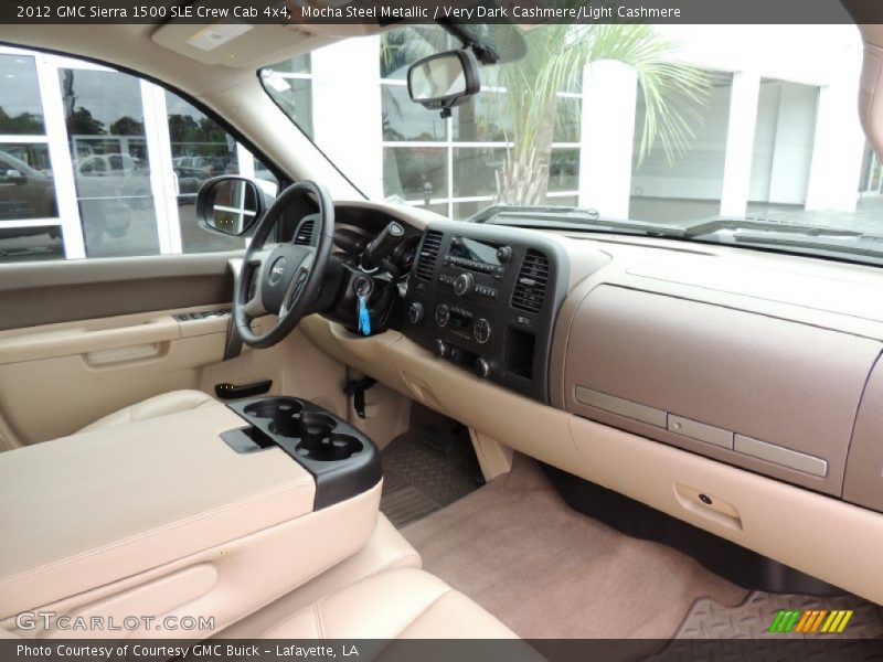 Mocha Steel Metallic / Very Dark Cashmere/Light Cashmere 2012 GMC Sierra 1500 SLE Crew Cab 4x4