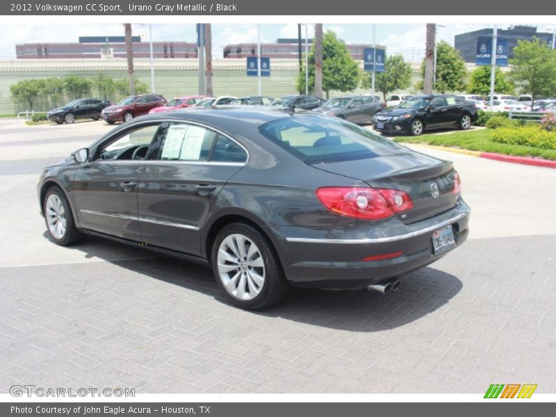 Urano Gray Metallic / Black 2012 Volkswagen CC Sport