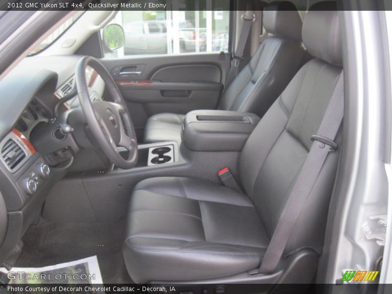 Quicksilver Metallic / Ebony 2012 GMC Yukon SLT 4x4