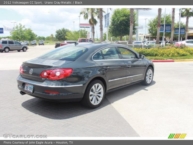 Urano Gray Metallic / Black 2012 Volkswagen CC Sport