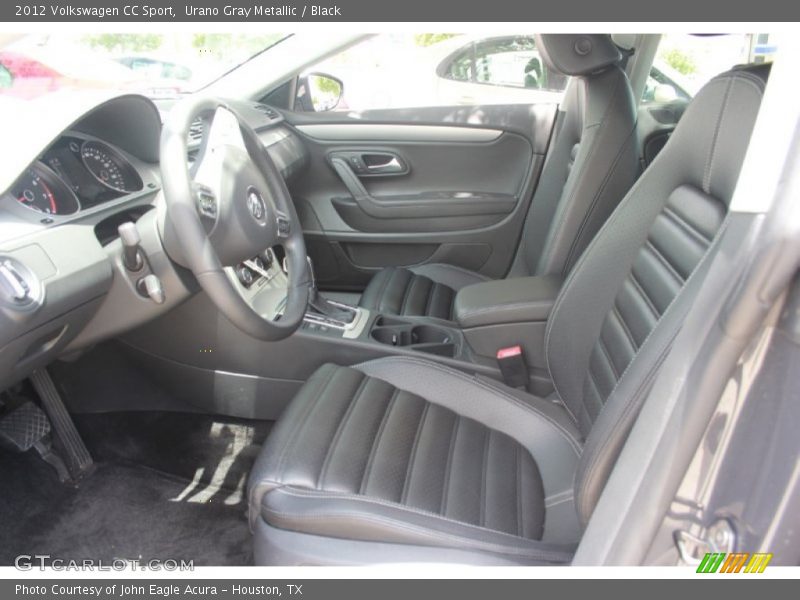 Urano Gray Metallic / Black 2012 Volkswagen CC Sport