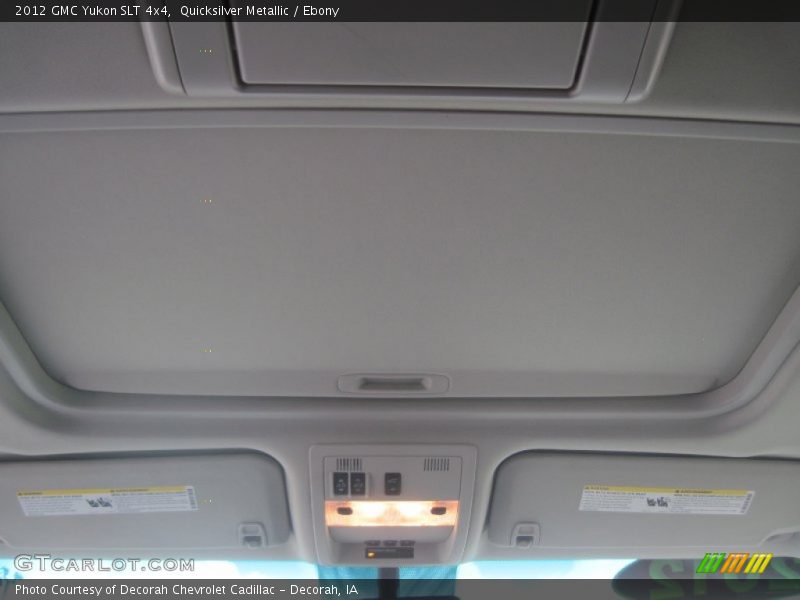 Quicksilver Metallic / Ebony 2012 GMC Yukon SLT 4x4