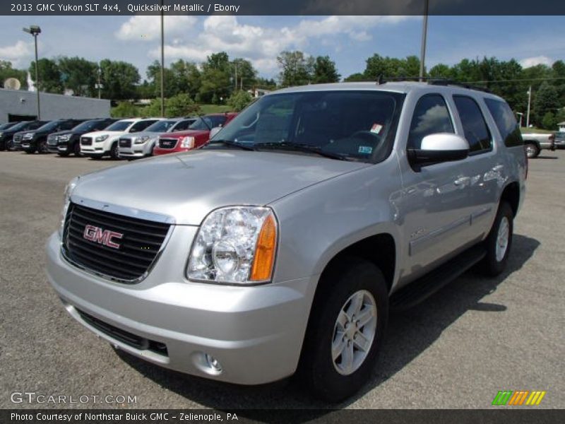 Quicksilver Metallic / Ebony 2013 GMC Yukon SLT 4x4