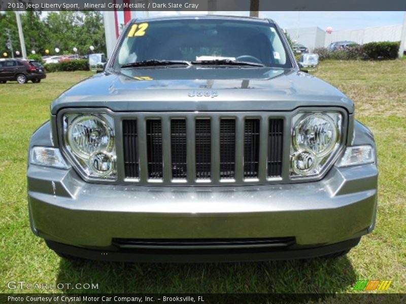 Mineral Gray Metallic / Dark Slate Gray 2012 Jeep Liberty Sport