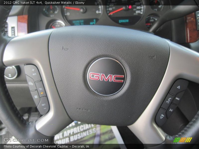 Quicksilver Metallic / Ebony 2012 GMC Yukon SLT 4x4