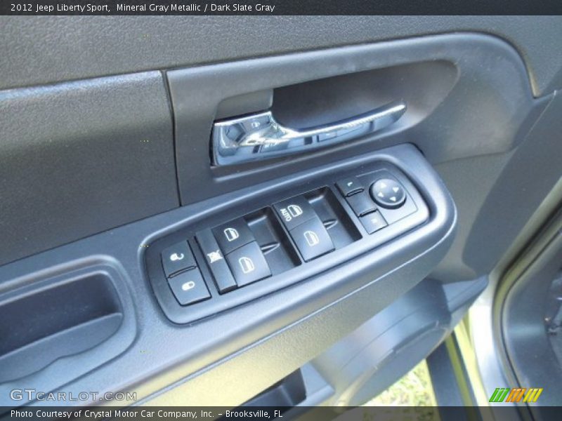 Mineral Gray Metallic / Dark Slate Gray 2012 Jeep Liberty Sport