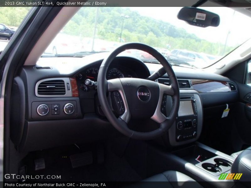 Quicksilver Metallic / Ebony 2013 GMC Yukon SLT 4x4