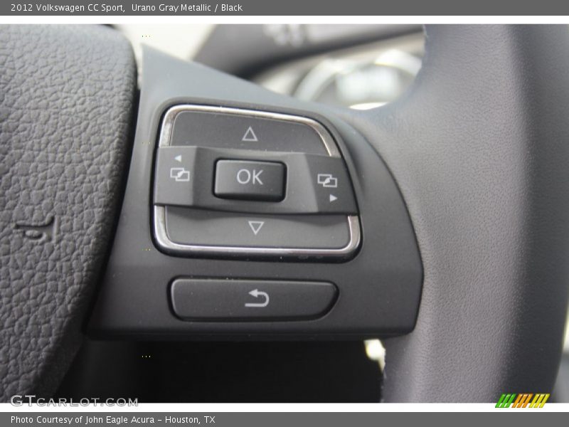Urano Gray Metallic / Black 2012 Volkswagen CC Sport