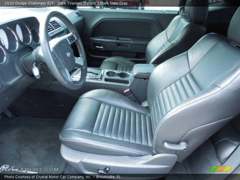 Dark Titanium Metallic / Dark Slate Gray 2010 Dodge Challenger R/T