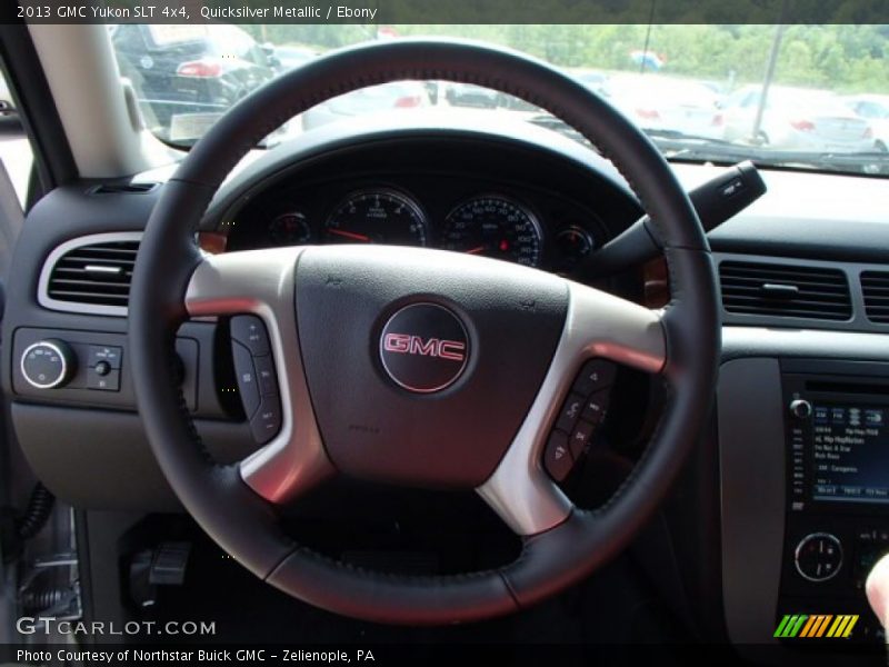Quicksilver Metallic / Ebony 2013 GMC Yukon SLT 4x4