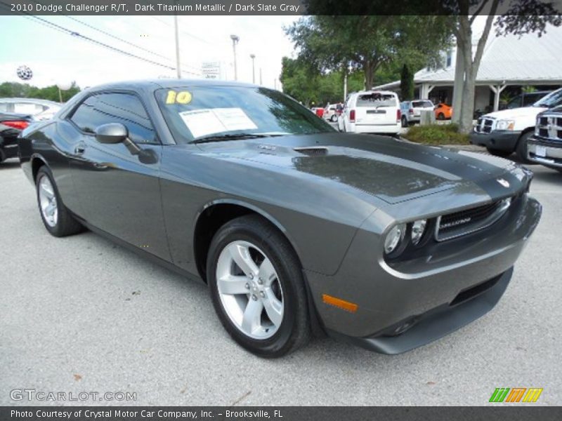 Dark Titanium Metallic / Dark Slate Gray 2010 Dodge Challenger R/T