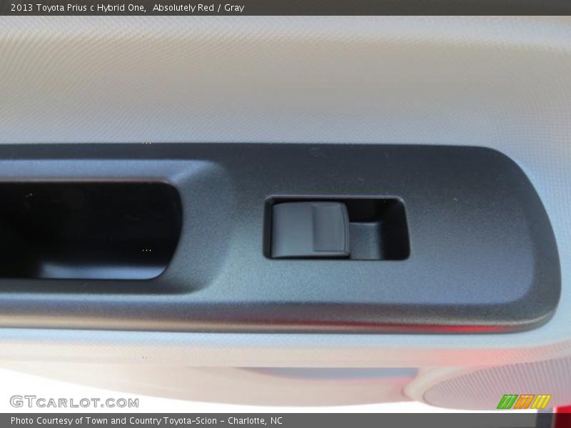 Absolutely Red / Gray 2013 Toyota Prius c Hybrid One