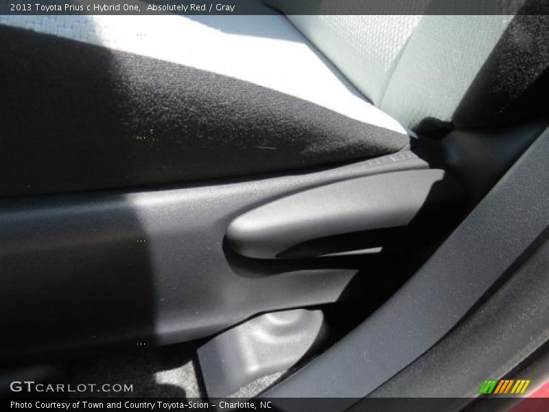 Absolutely Red / Gray 2013 Toyota Prius c Hybrid One