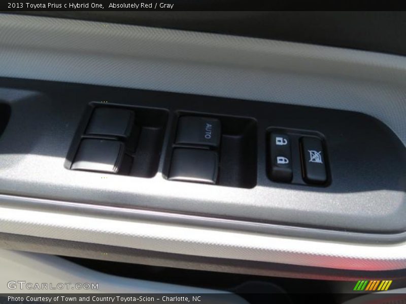 Absolutely Red / Gray 2013 Toyota Prius c Hybrid One