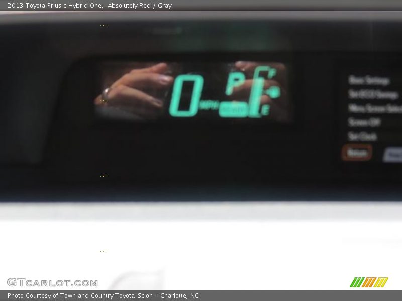 Absolutely Red / Gray 2013 Toyota Prius c Hybrid One