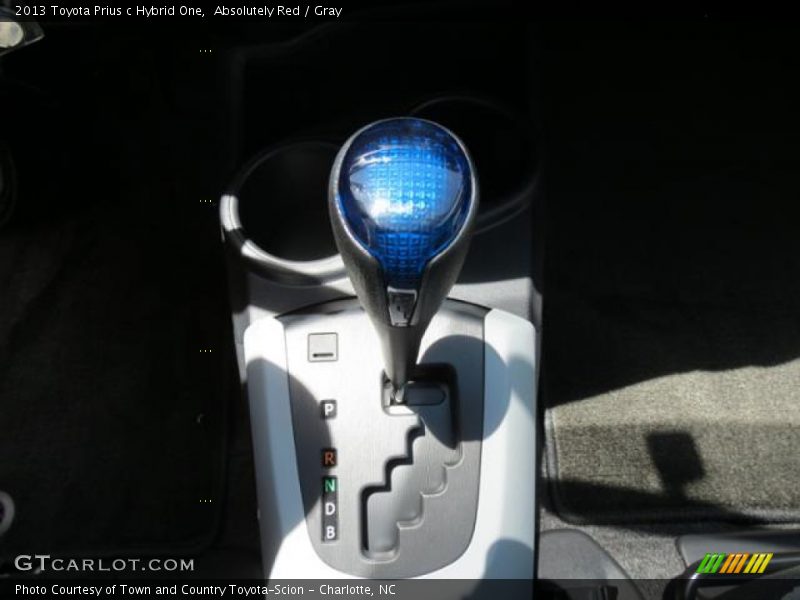 Absolutely Red / Gray 2013 Toyota Prius c Hybrid One