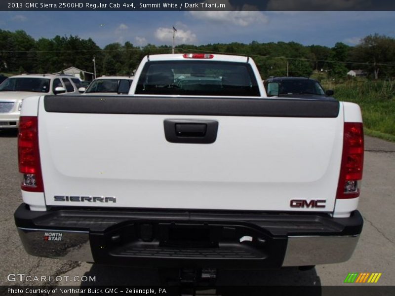 Summit White / Dark Titanium 2013 GMC Sierra 2500HD Regular Cab 4x4