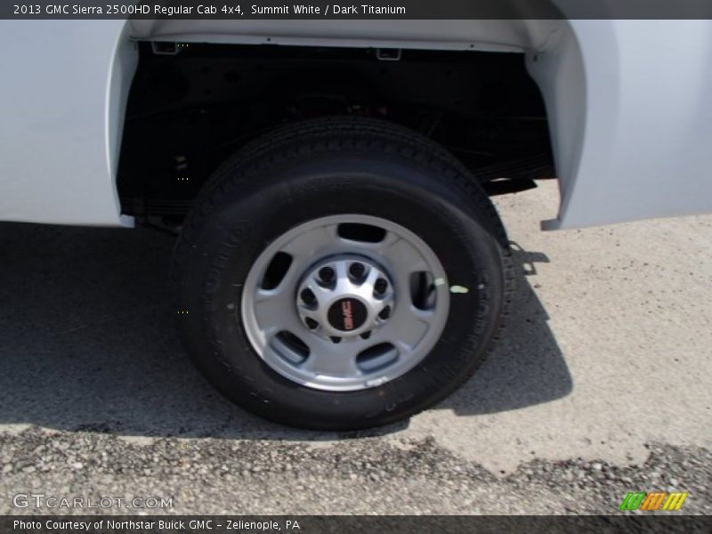 Summit White / Dark Titanium 2013 GMC Sierra 2500HD Regular Cab 4x4