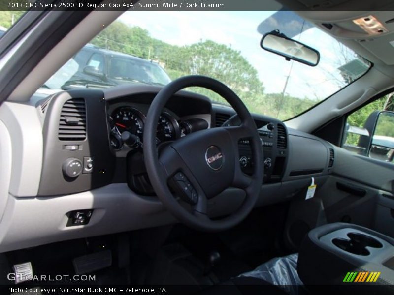 Summit White / Dark Titanium 2013 GMC Sierra 2500HD Regular Cab 4x4