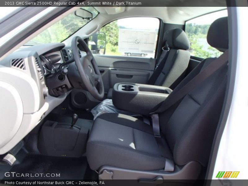 Summit White / Dark Titanium 2013 GMC Sierra 2500HD Regular Cab 4x4