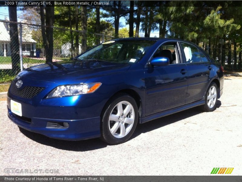 Blue Ribbon Metallic / Charcoal 2009 Toyota Camry SE V6