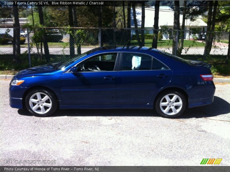 Blue Ribbon Metallic / Charcoal 2009 Toyota Camry SE V6