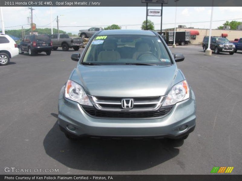 Opal Sage Metallic / Ivory 2011 Honda CR-V SE 4WD