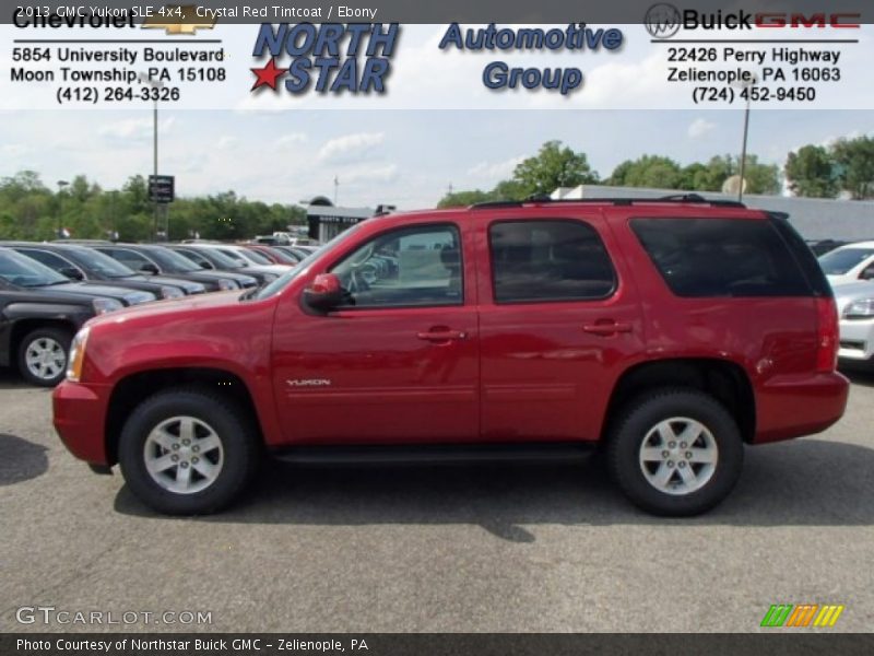 Crystal Red Tintcoat / Ebony 2013 GMC Yukon SLE 4x4