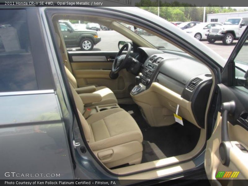 Opal Sage Metallic / Ivory 2011 Honda CR-V SE 4WD