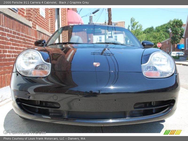 Black / Graphite Grey 2000 Porsche 911 Carrera 4 Cabriolet