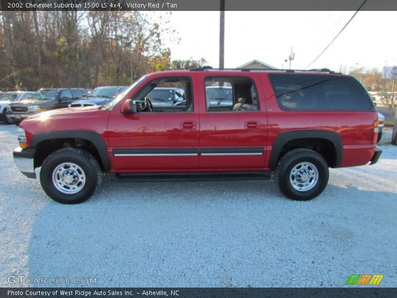  2002 Suburban 1500 LS 4x4 Victory Red