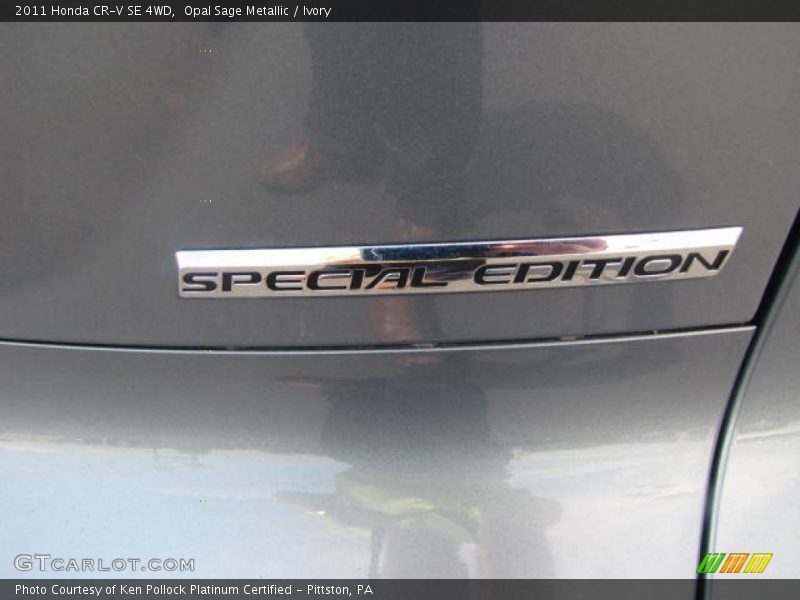 Opal Sage Metallic / Ivory 2011 Honda CR-V SE 4WD