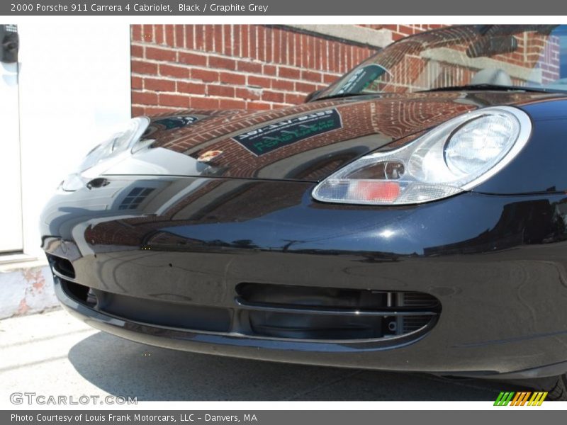 Black / Graphite Grey 2000 Porsche 911 Carrera 4 Cabriolet
