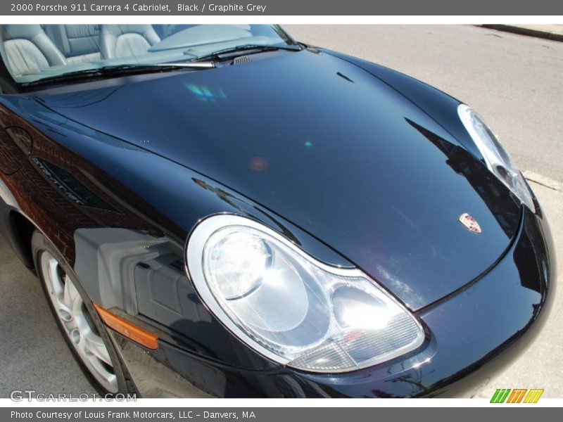 Black / Graphite Grey 2000 Porsche 911 Carrera 4 Cabriolet