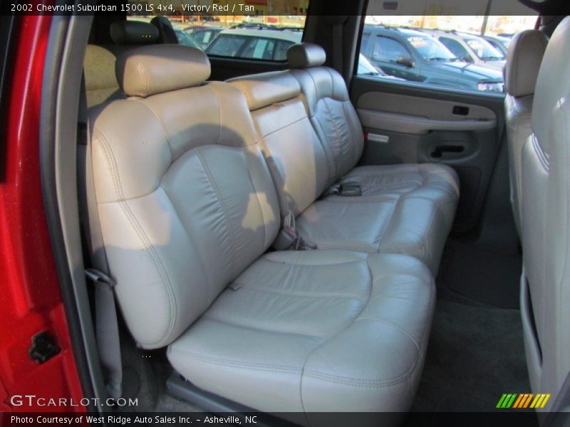 Victory Red / Tan 2002 Chevrolet Suburban 1500 LS 4x4