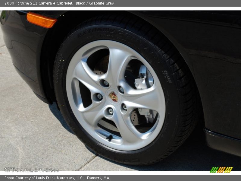 Black / Graphite Grey 2000 Porsche 911 Carrera 4 Cabriolet