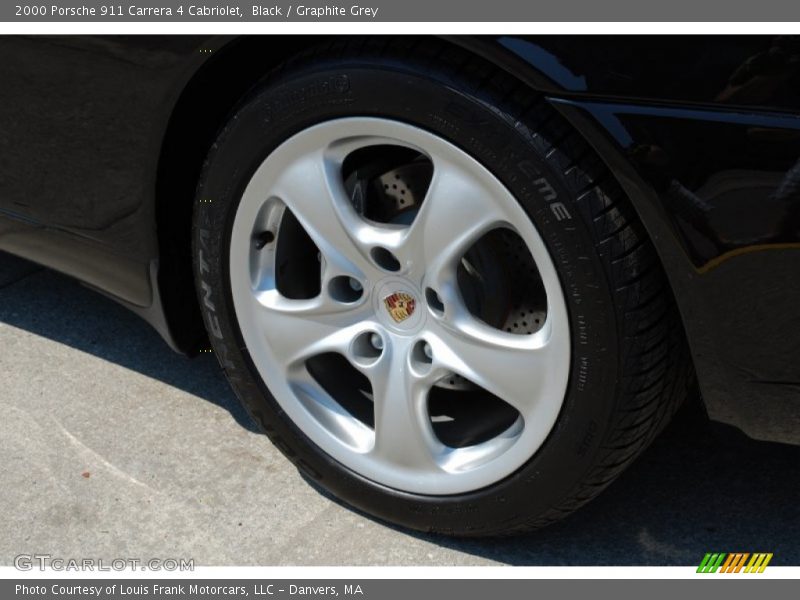 Black / Graphite Grey 2000 Porsche 911 Carrera 4 Cabriolet