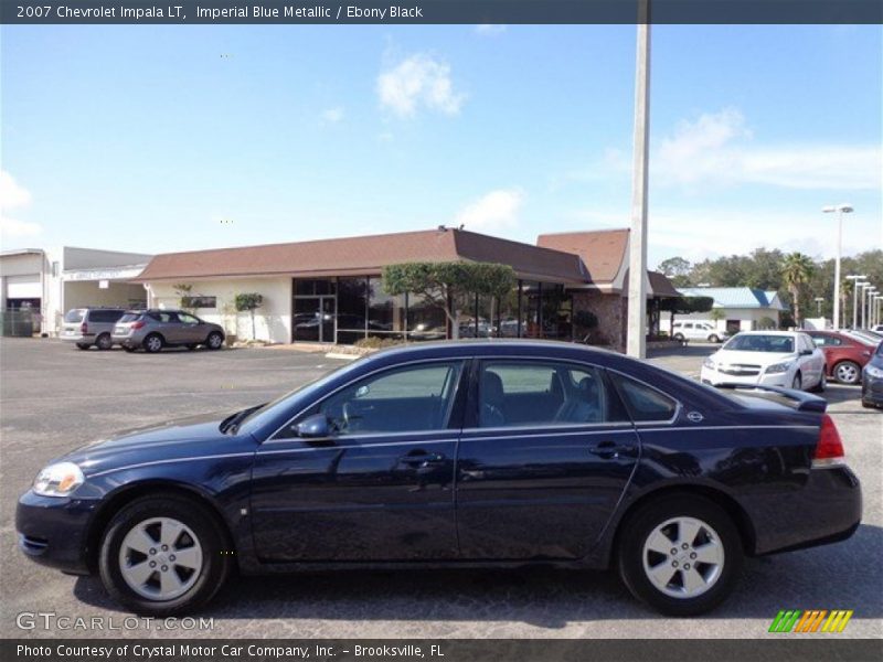 Imperial Blue Metallic / Ebony Black 2007 Chevrolet Impala LT