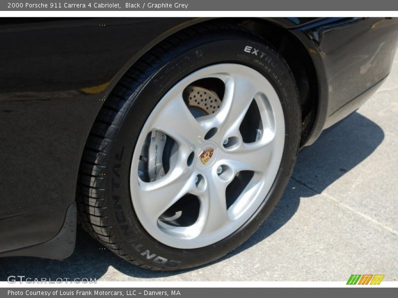 Black / Graphite Grey 2000 Porsche 911 Carrera 4 Cabriolet