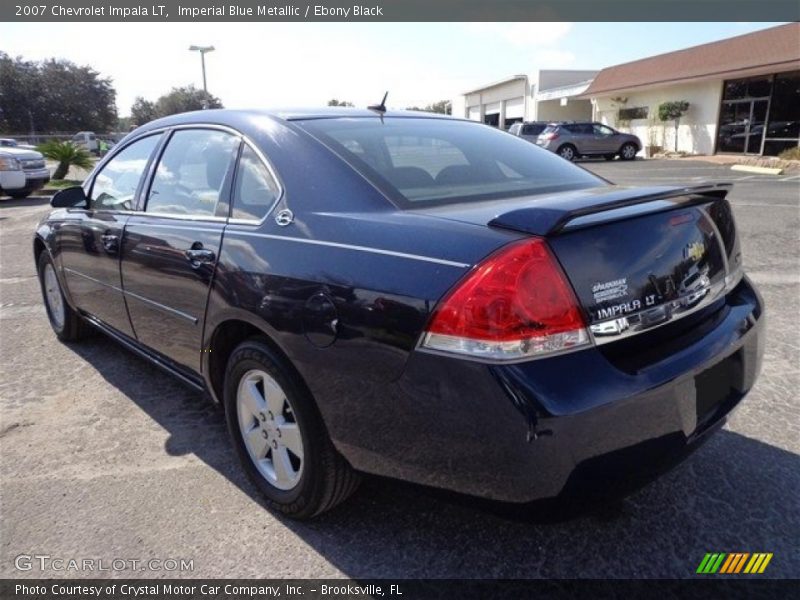 Imperial Blue Metallic / Ebony Black 2007 Chevrolet Impala LT