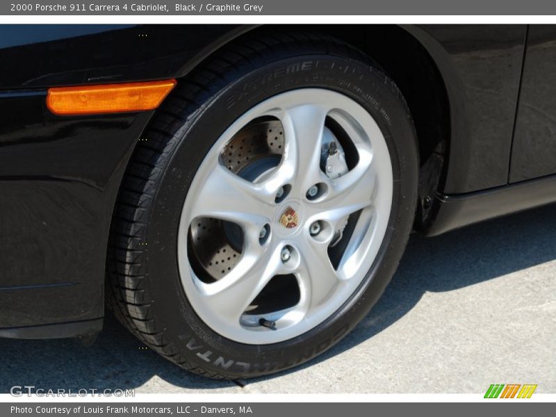 Black / Graphite Grey 2000 Porsche 911 Carrera 4 Cabriolet