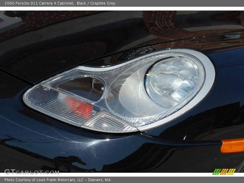 Black / Graphite Grey 2000 Porsche 911 Carrera 4 Cabriolet