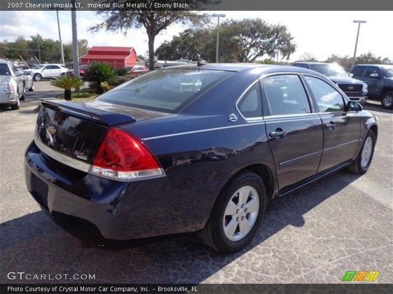Imperial Blue Metallic / Ebony Black 2007 Chevrolet Impala LT