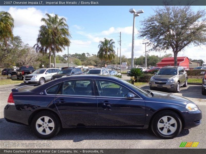 Imperial Blue Metallic / Ebony Black 2007 Chevrolet Impala LT