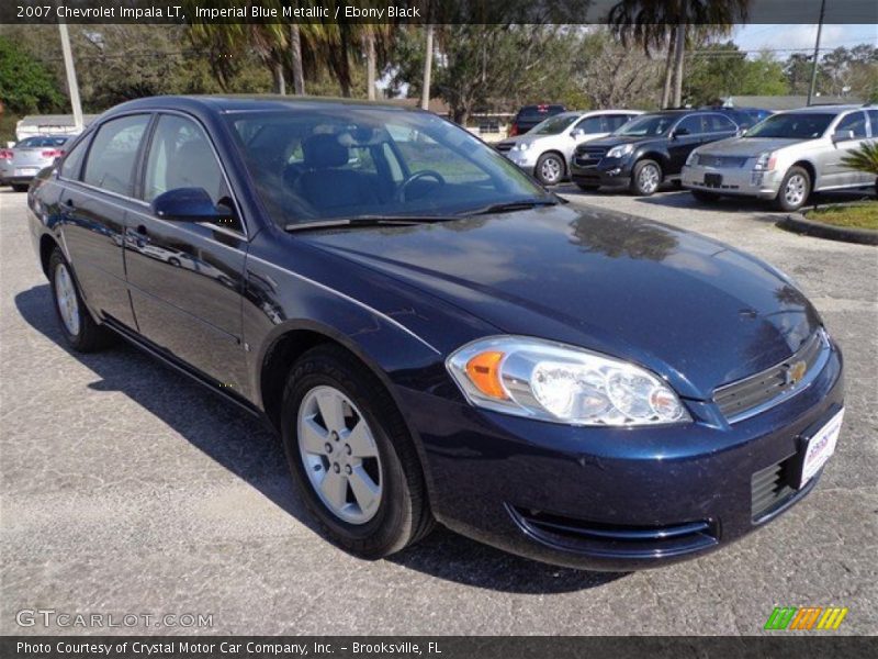 Imperial Blue Metallic / Ebony Black 2007 Chevrolet Impala LT