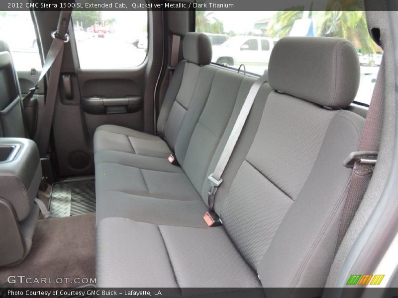 Quicksilver Metallic / Dark Titanium 2012 GMC Sierra 1500 SL Extended Cab