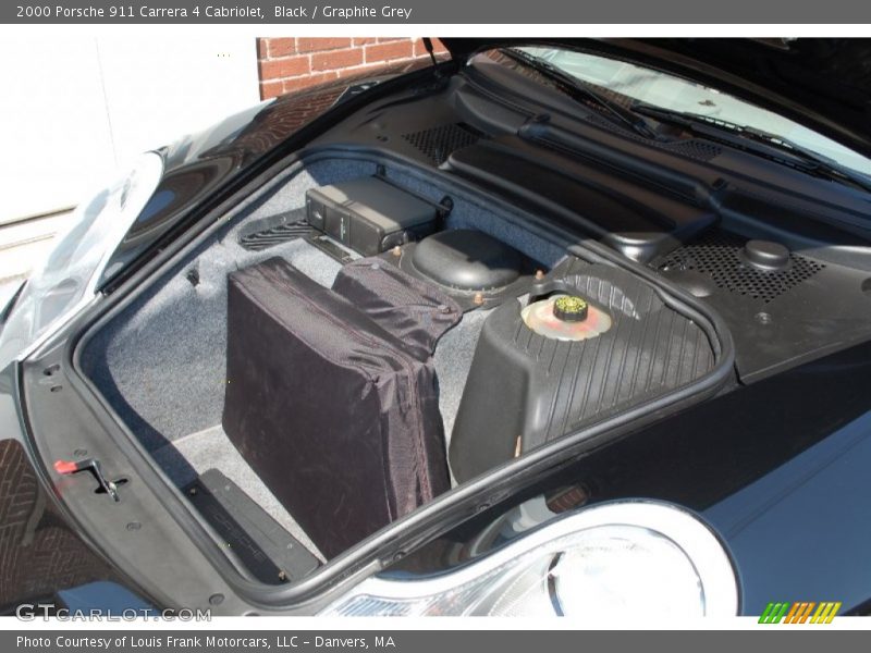 Black / Graphite Grey 2000 Porsche 911 Carrera 4 Cabriolet