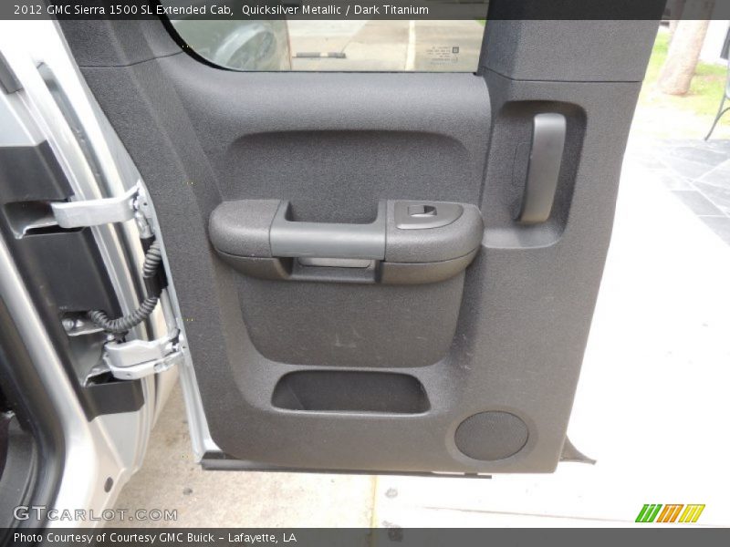 Quicksilver Metallic / Dark Titanium 2012 GMC Sierra 1500 SL Extended Cab